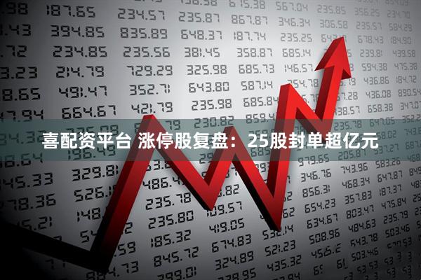 喜配资平台 涨停股复盘:25股封单超亿元