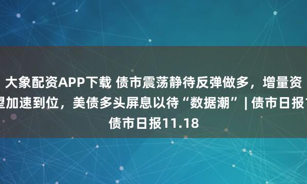 大象配资APP下载 债市震荡静待反弹做多，增量资金有望加速到位，美债多头屏息以待“数据潮” | 债市日报11.18